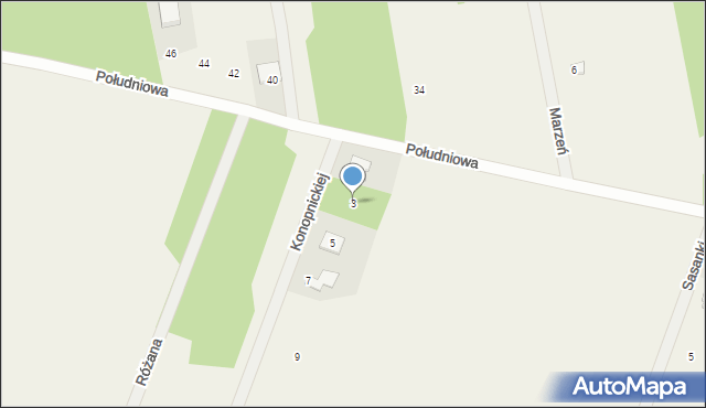 Kamionka, Konopnickiej Marii, 3, mapa Kamionka