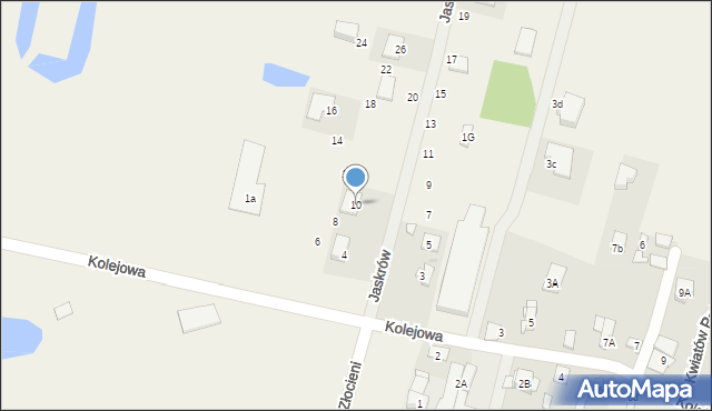 Kanie, Kolejowa, 1E, mapa Kanie