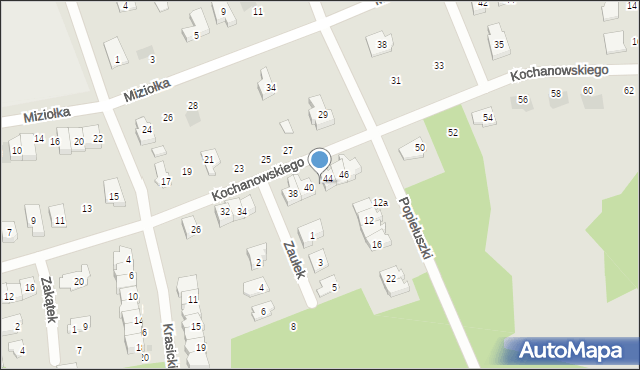 Karczew, Kochanowskiego Jana, 42, mapa Karczew