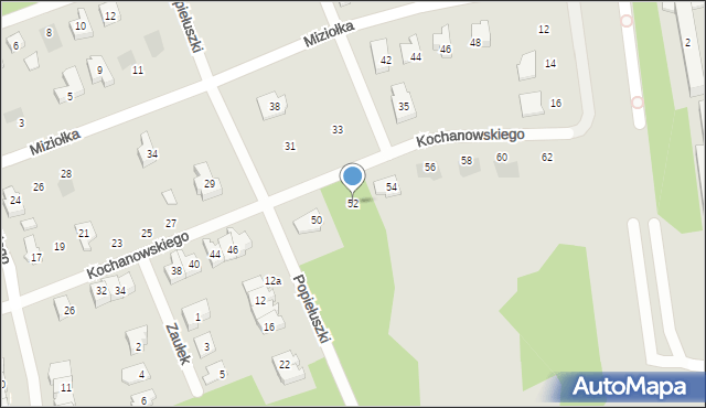 Karczew, Kochanowskiego Jana, 52, mapa Karczew