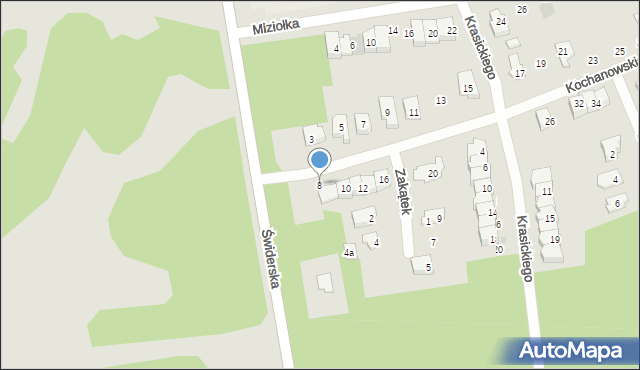 Karczew, Kochanowskiego Jana, 8, mapa Karczew