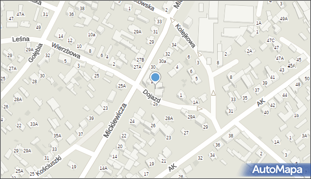 Karczew, Kolejkowa, 2, mapa Karczew