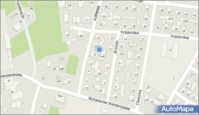Karczew, Kołłątaja Hugo, 8A, mapa Karczew