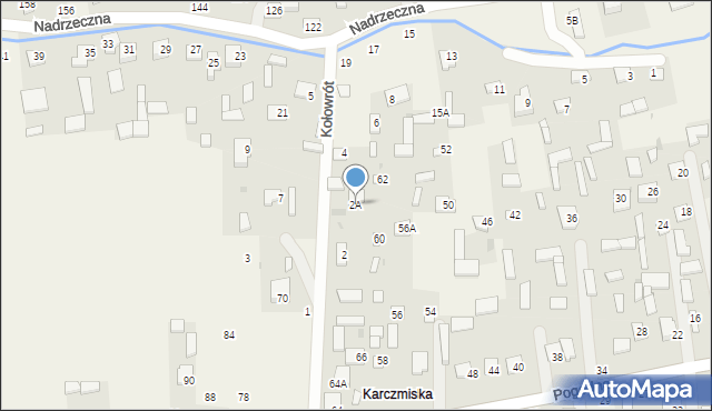 Karczmiska Pierwsze, Kołowrót, 2A, mapa Karczmiska Pierwsze