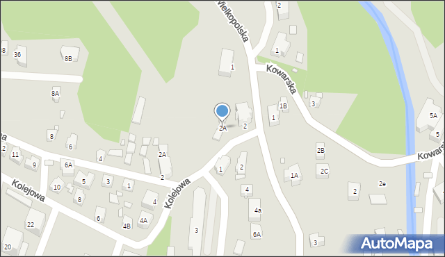 Karpacz, Kolejowa, 2A, mapa Karpacz