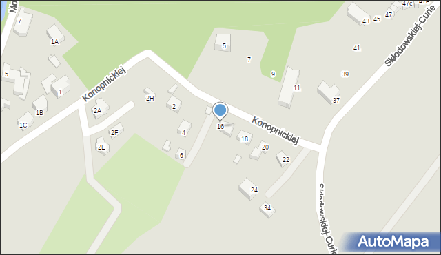 Karpacz, Konopnickiej Marii, 16, mapa Karpacz