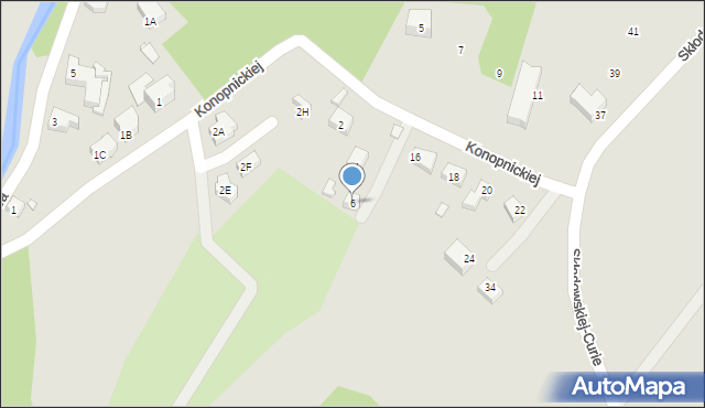 Karpacz, Konopnickiej Marii, 6, mapa Karpacz