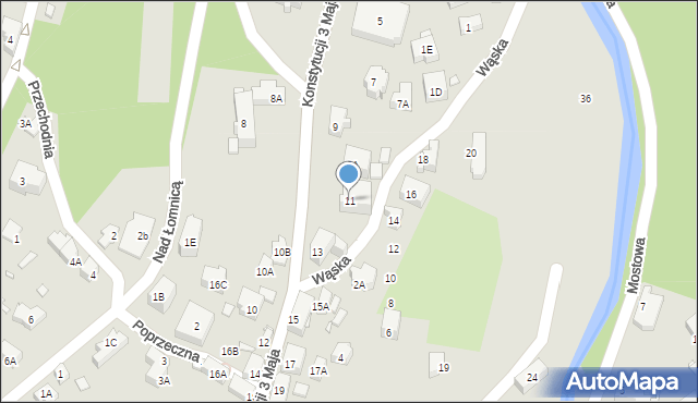 Karpacz, Konstytucji 3 Maja, 11, mapa Karpacz