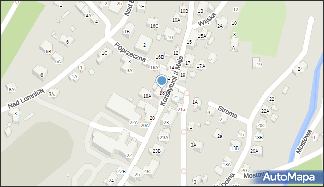 Karpacz, Konstytucji 3 Maja, 18, mapa Karpacz