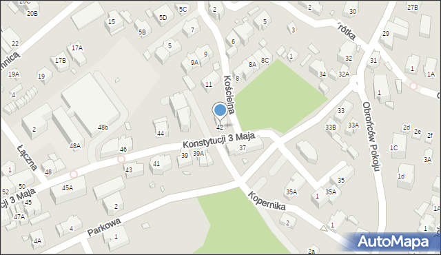 Karpacz, Konstytucji 3 Maja, 42, mapa Karpacz