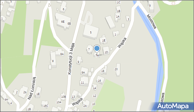 Karpacz, Konstytucji 3 Maja, 7A, mapa Karpacz