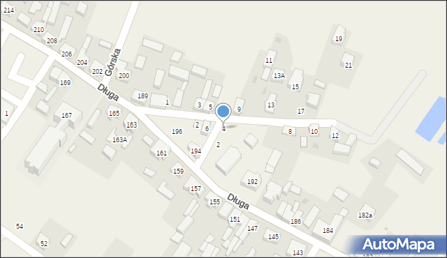 Karsin, Kościelna, 4, mapa Karsin