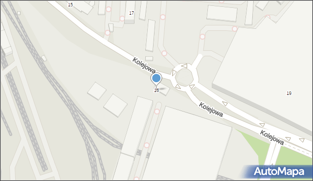 Katowice, Kolejowa, 16, mapa Katowic