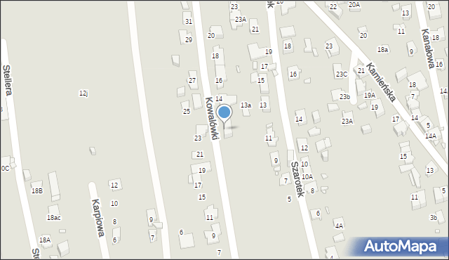 Katowice, Kowalówki Henryka, płk., 12, mapa Katowic