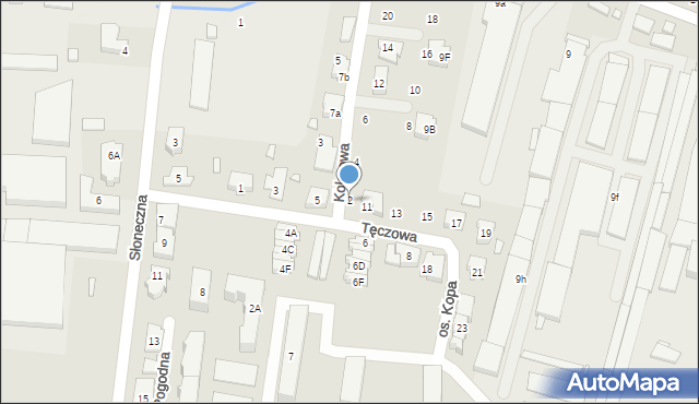Kępno, Kolorowa, 2, mapa Kępno