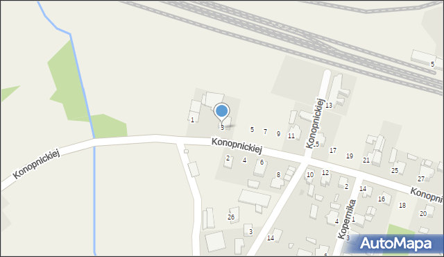 Kielcza, Konopnickiej Marii, 3, mapa Kielcza