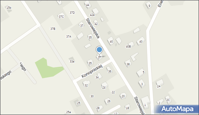 Kiełpino, Konopnickiej Marii, 37, mapa Kiełpino