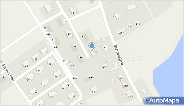 Kiełpino, Konopnickiej Marii, 9A, mapa Kiełpino