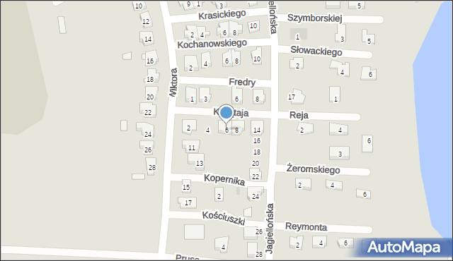 Kisielice, Kołłątaja Hugo, 6, mapa Kisielice