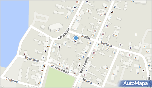 Kleczew, Kościelna, 9c, mapa Kleczew