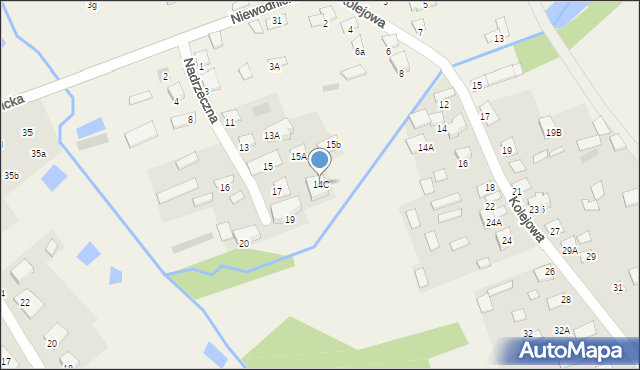 Klepacze, Kolejowa, 14C, mapa Klepacze