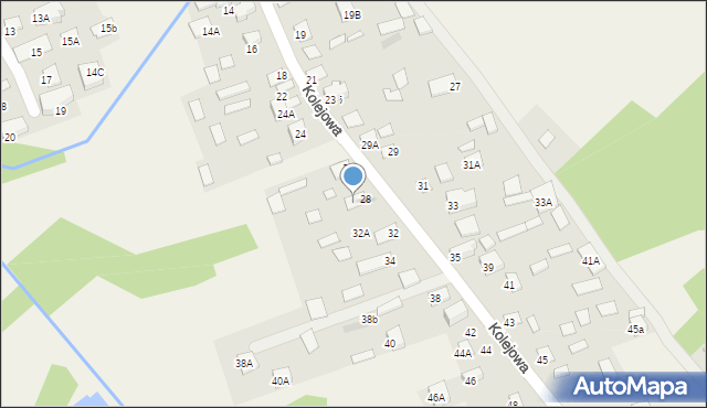 Klepacze, Kolejowa, 30, mapa Klepacze