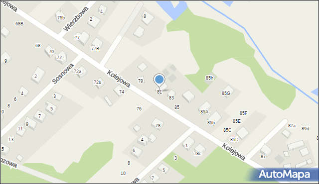 Klepacze, Kolejowa, 81, mapa Klepacze