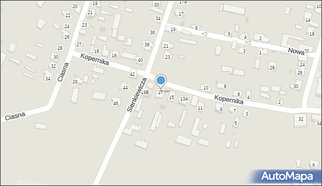 Kleszczele, Kopernika Mikołaja, 17, mapa Kleszczele