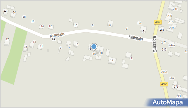 Kłobuck, Kołłątaja Hugo, 3A, mapa Kłobuck