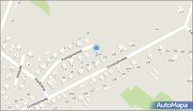 Kłobuck, Konopnickiej Marii, 14, mapa Kłobuck