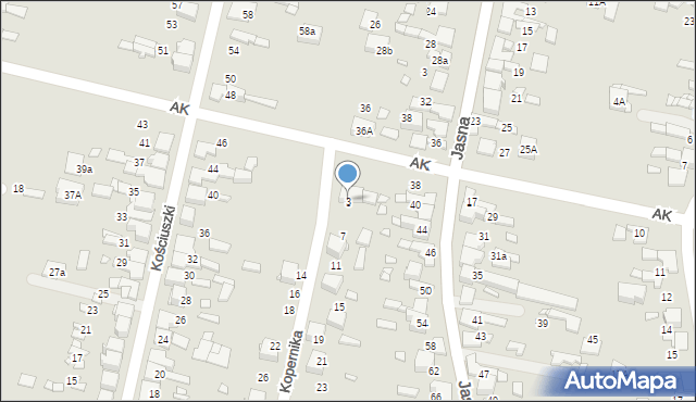 Kłobuck, Kopernika Mikołaja, 3, mapa Kłobuck