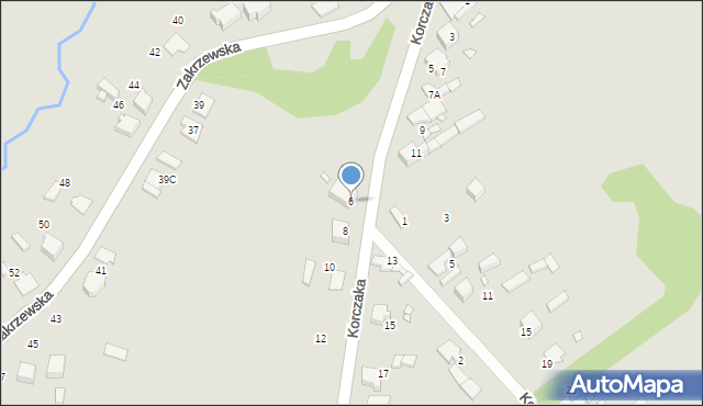 Kłobuck, Korczaka Janusza, 6, mapa Kłobuck