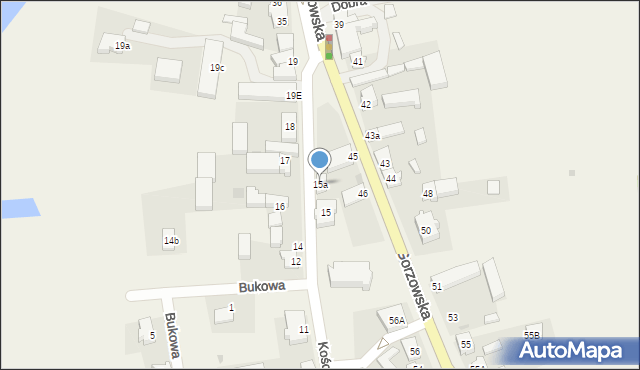 Kłodawa, Kościelna, 15a, mapa Kłodawa