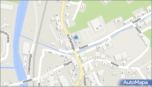 Kłodzko, Korfantego Wojciecha, 2, mapa Kłodzka