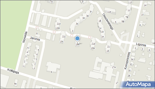 Kluczbork, Konopnickiej Marii, 19b, mapa Kluczbork