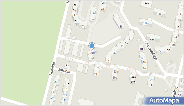 Kluczbork, Konopnickiej Marii, 21d, mapa Kluczbork