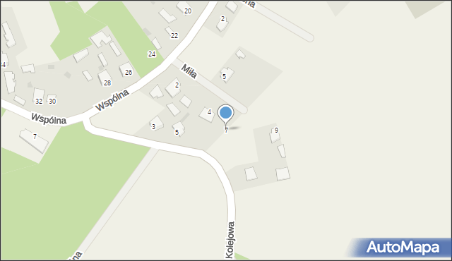 Knapy, Kolejowa, 7, mapa Knapy