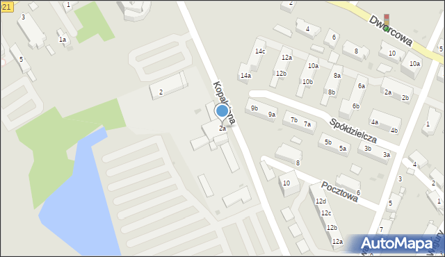 Knurów, Kopalniana, 2a, mapa Knurów