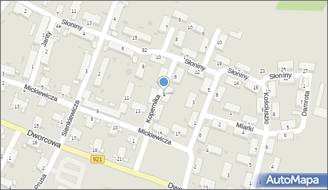 Knurów, Kopernika Mikołaja, 4, mapa Knurów