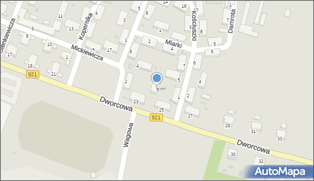 Knurów, Kościuszki Tadeusza, gen., 3, mapa Knurów