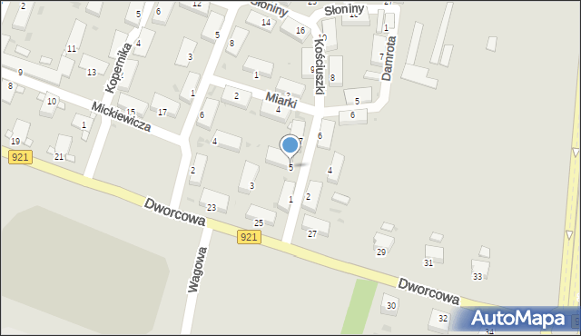 Knurów, Kościuszki Tadeusza, gen., 5, mapa Knurów