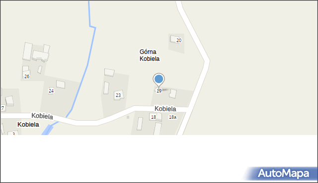 Kobiela, Kobiela, 19, mapa Kobiela