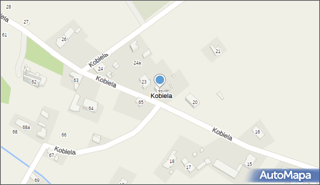 Kobiela, Kobiela, 22, mapa Kobiela