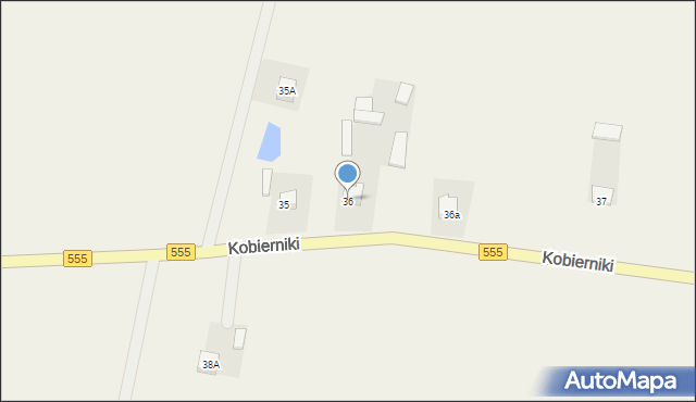 Kobierniki, Kobierniki, 36, mapa Kobierniki