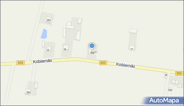 Kobierniki, Kobierniki, 36a, mapa Kobierniki