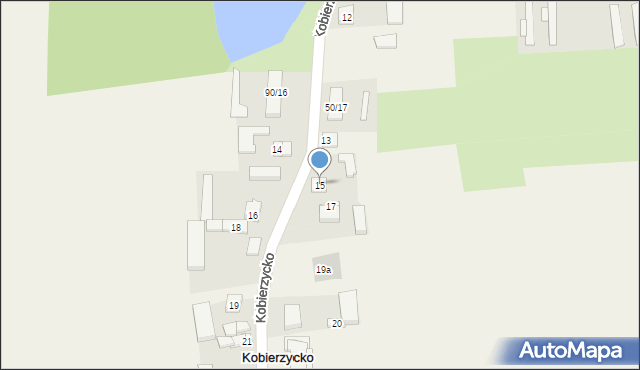 Kobierzycko, Kobierzycko, 15, mapa Kobierzycko