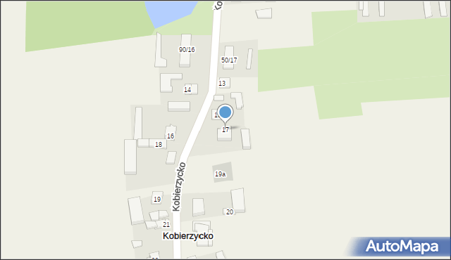 Kobierzycko, Kobierzycko, 17, mapa Kobierzycko