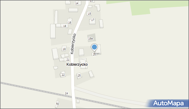 Kobierzycko, Kobierzycko, 20, mapa Kobierzycko