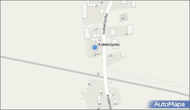 Kobierzycko, Kobierzycko, 22, mapa Kobierzycko