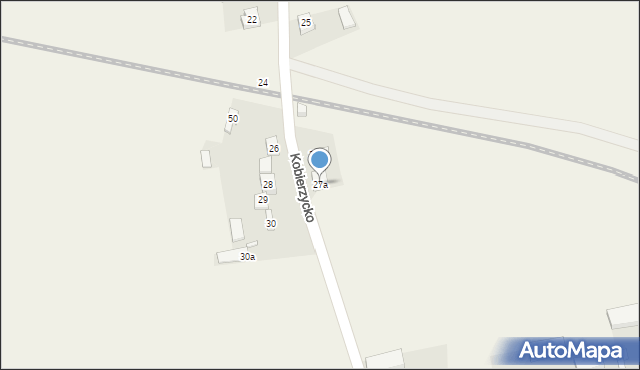 Kobierzycko, Kobierzycko, 27a, mapa Kobierzycko